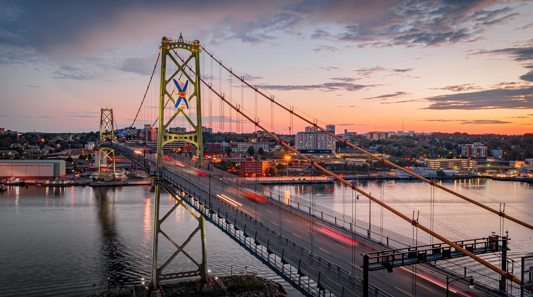 MacDonald Bridge Drone shot
