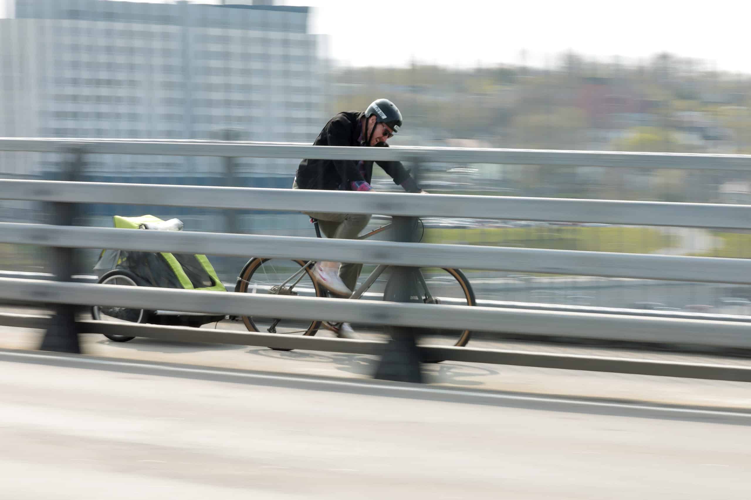 man on bike